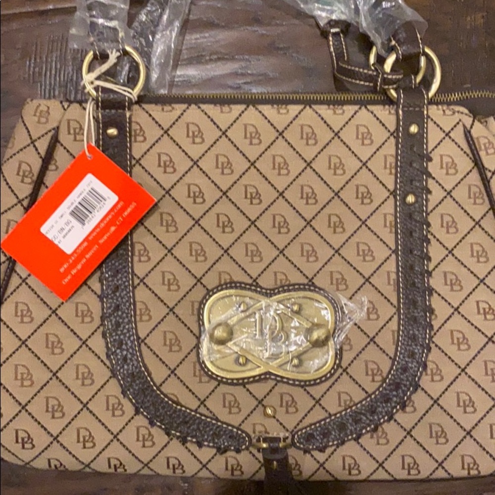 Brown and tan NWT Dooney and Bourke handbag